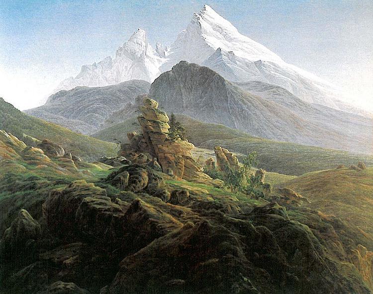 Caspar David Friedrich Der Watzmann China oil painting art